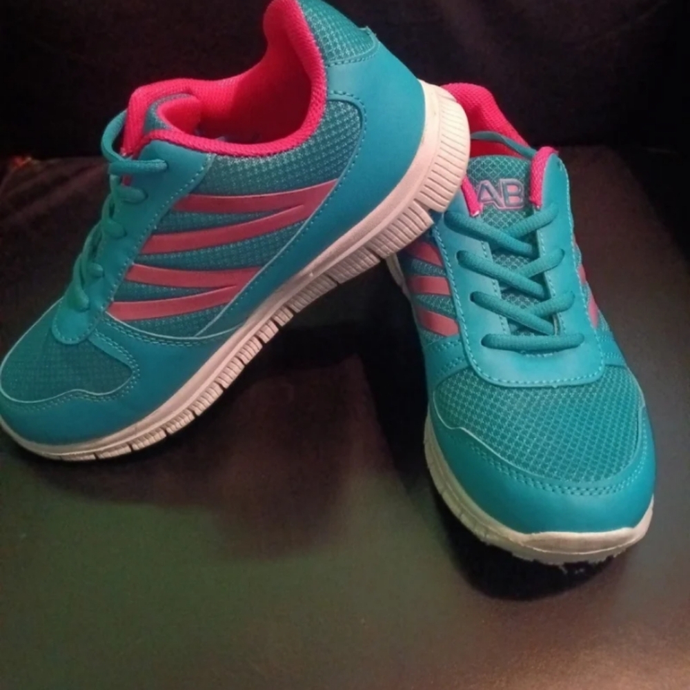 Jab Performance Girls Shoes Walking/ Running Sports Sneakers Size 5